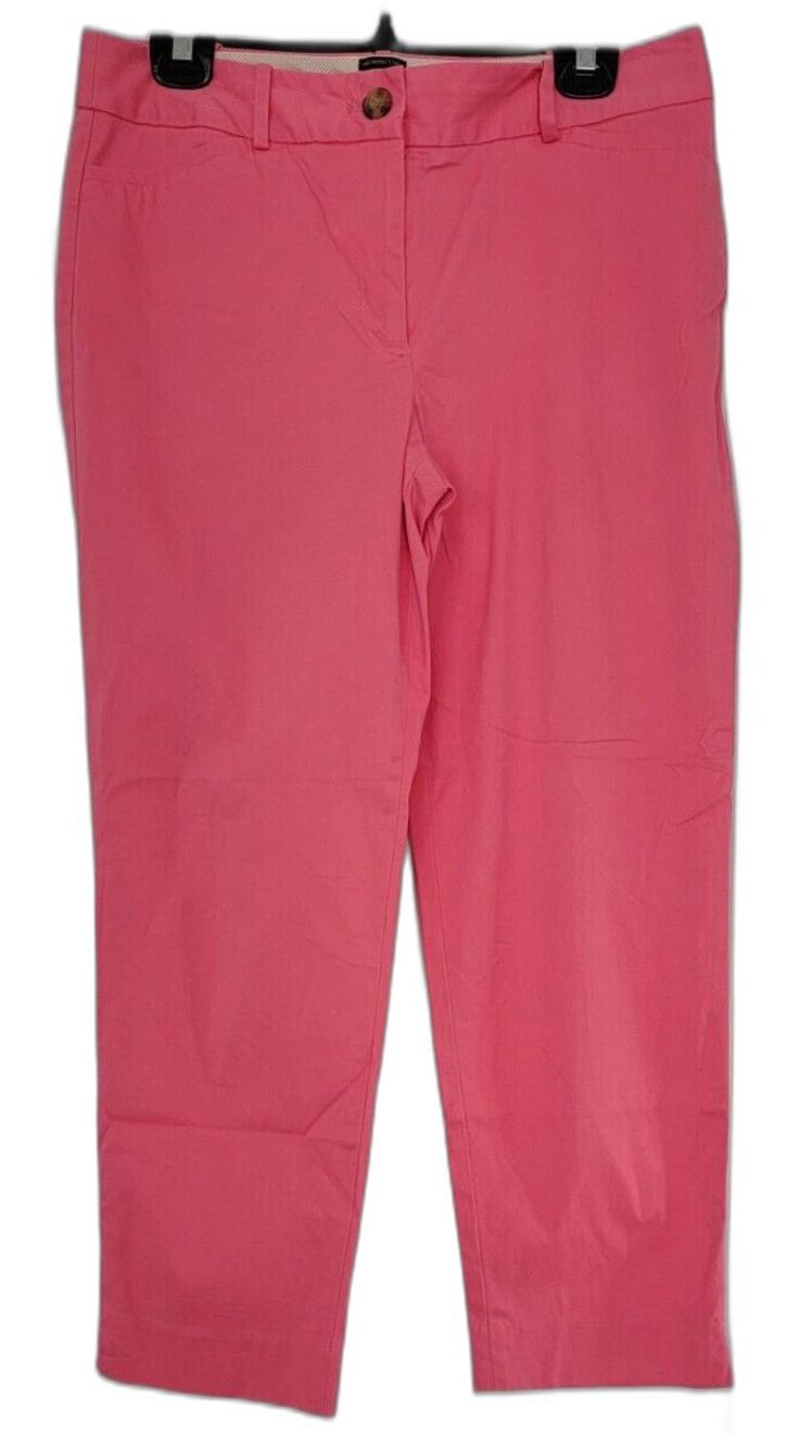 Talbots Women's Melon Pants  The Perfect Crop Ankle Pants 8